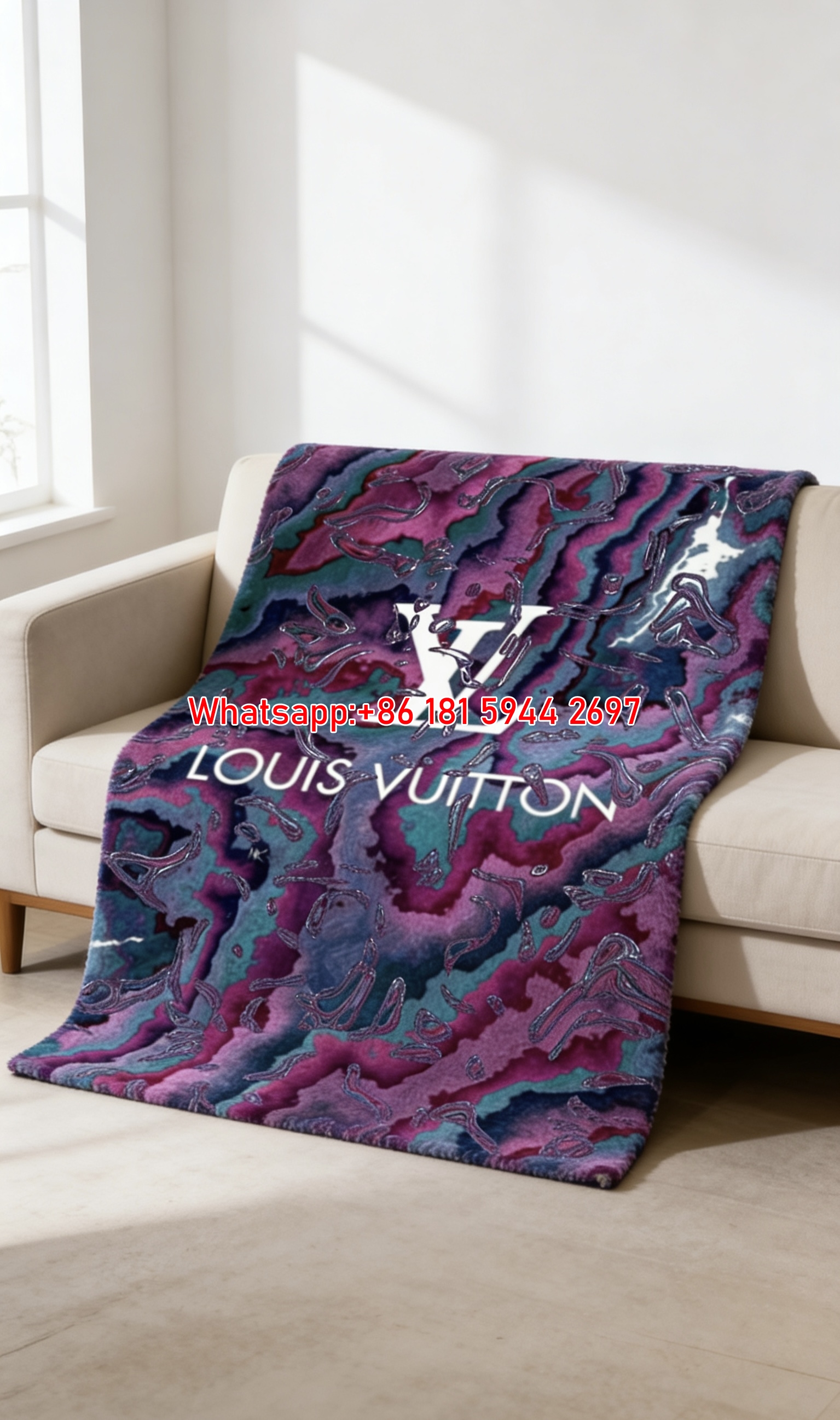 Liquid Marble LV Throw IMG_3160